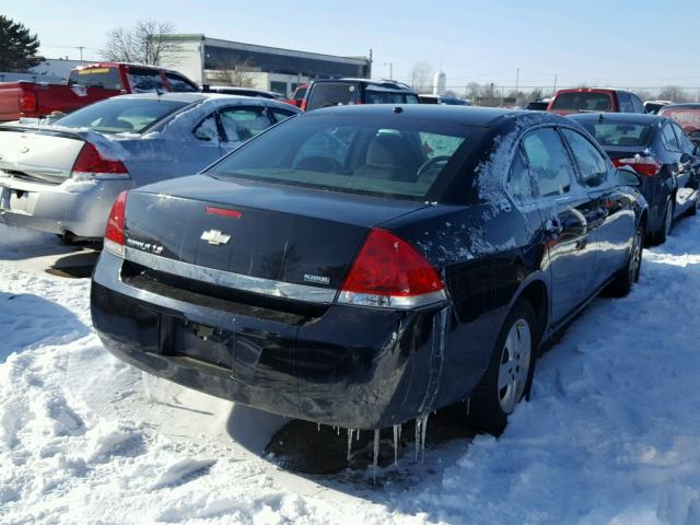 2G1WB55K389140890 - 2008 CHEVROLET IMPALA LS BLACK photo 4