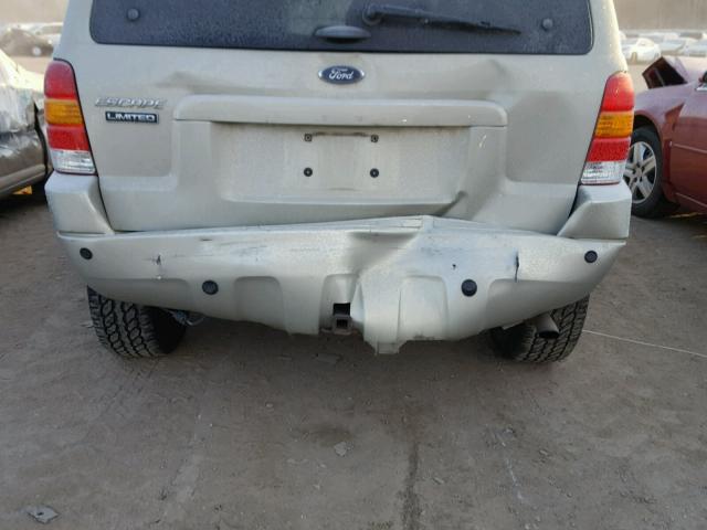 1FMCU94104KA71276 - 2004 FORD ESCAPE LIM TAN photo 9