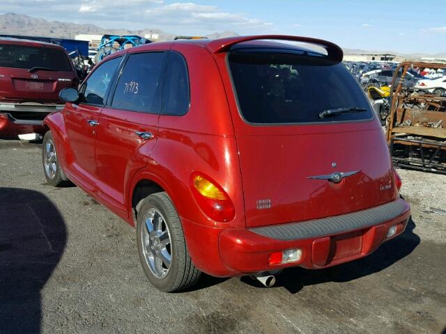 3C8FY68884T258046 - 2004 CHRYSLER PT CRUISER RED photo 3