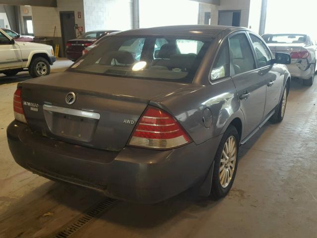 1MEFM43136G614808 - 2006 MERCURY MONTEGO PR GRAY photo 4