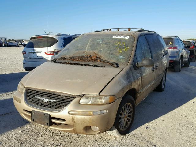 1C4GP54G1XB594286 - 1999 CHRYSLER TOWN & COU GOLD photo 2