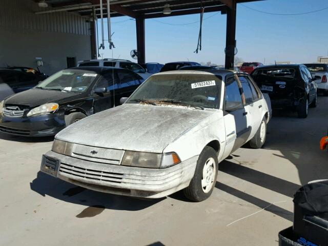 1G1JC54G8MJ144582 - 1991 CHEVROLET CAVALIER V WHITE photo 2