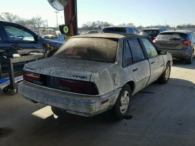 1G1JC54G8MJ144582 - 1991 CHEVROLET CAVALIER V WHITE photo 4