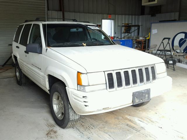 1J4GZ48Y4WC315780 - 1998 JEEP GRAND CHER WHITE photo 1