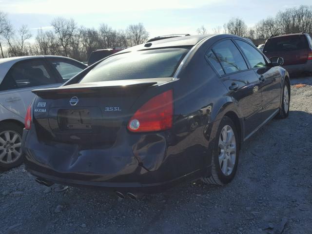 1N4BA41E88C832547 - 2008 NISSAN MAXIMA SE BLACK photo 4