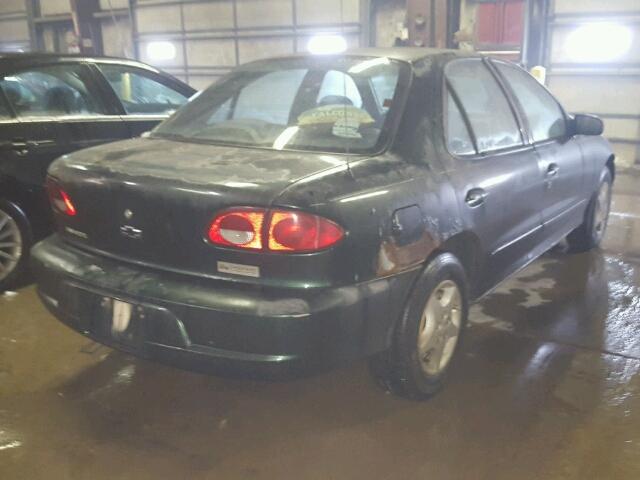 1G1JC524627455236 - 2002 CHEVROLET CAVALIER B GREEN photo 4