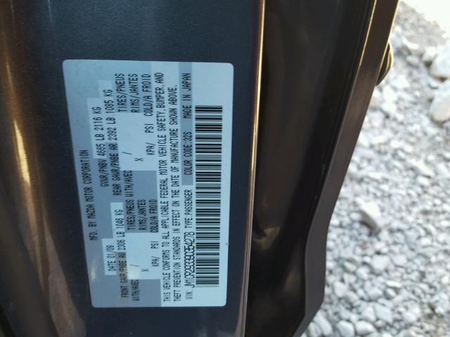 JM1CR293390354278 - 2009 MAZDA 5 GRAY photo 10