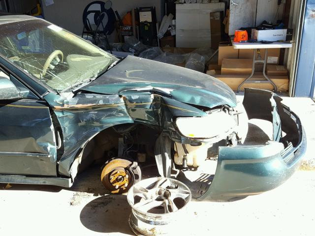 1HGCG16542A001961 - 2002 HONDA ACCORD EX GREEN photo 9