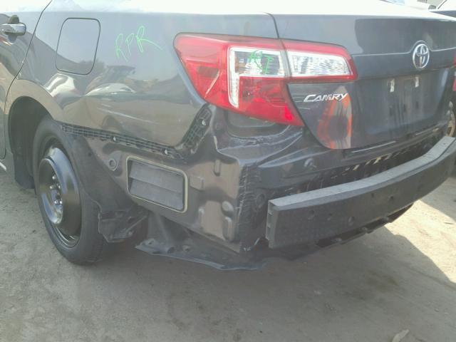 4T1BF1FK7CU508707 - 2012 TOYOTA CAMRY BASE GRAY photo 9