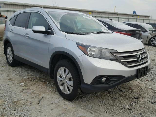 2HKRM4H76EH649526 - 2014 HONDA CR-V EXL SILVER photo 1