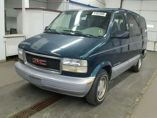 1GKEL19WXVB520121 - 1997 GMC SAFARI XT GREEN photo 2