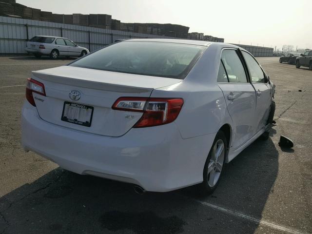 4T1BF1FK2CU119795 - 2012 TOYOTA CAMRY BASE WHITE photo 4