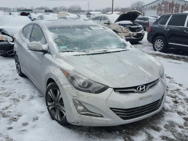 KMHDH4AH8FU414131 - 2015 HYUNDAI ELANTRA SE SILVER photo 1