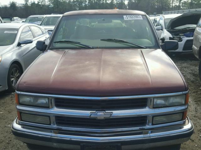 1GCEC19M8WE249702 - 1998 CHEVROLET GMT-400 C1 MAROON photo 9