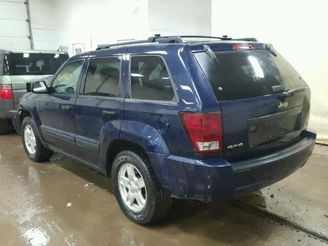 1J4GR48K15C672571 - 2005 JEEP GRAND CHER BLUE photo 3