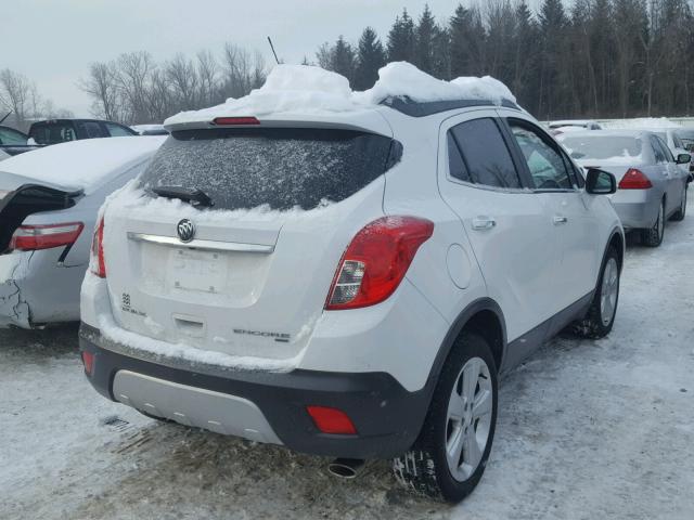 KL4CJESBXGB744591 - 2016 BUICK ENCORE WHITE photo 4