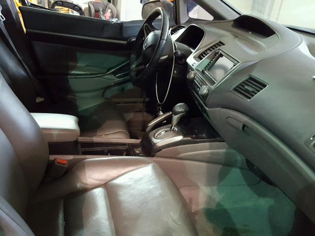 1HGFA16949L011566 - 2009 HONDA CIVIC EXL Szary zdjęcie 5