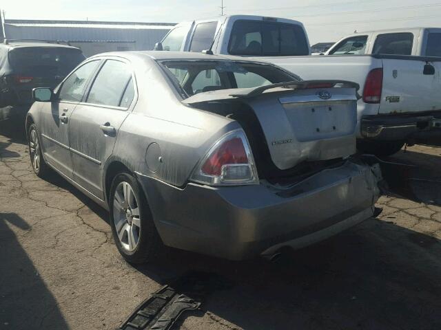 3FAHP08118R194423 - 2008 FORD FUSION SEL SILVER photo 3