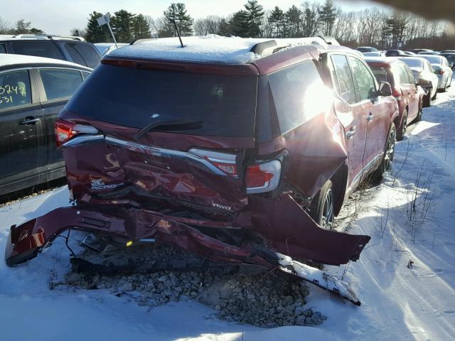 1GKKNXLS8HZ149025 - 2017 GMC ACADIA DEN BURGUNDY photo 4