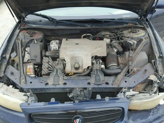 2G4WF5213W1484332 - 1998 BUICK REGAL GS BLUE photo 7