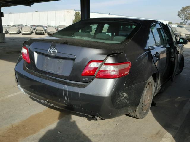 4T4BE46K88R037197 - 2008 TOYOTA CAMRY CE GRAY photo 4