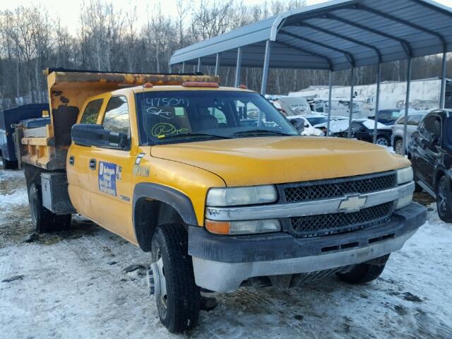 1GBJC33U12F232509 - 2002 CHEVROLET SILVERADO YELLOW photo 1