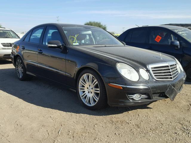 WDBUF56X87B038767 - 2007 MERCEDES-BENZ E 350 BLACK photo 1