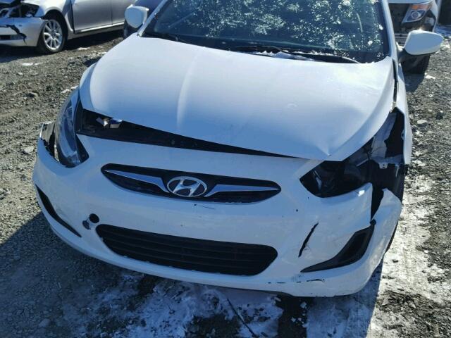 KMHCT4AE2EU674913 - 2014 HYUNDAI ACCENT GLS WHITE photo 9