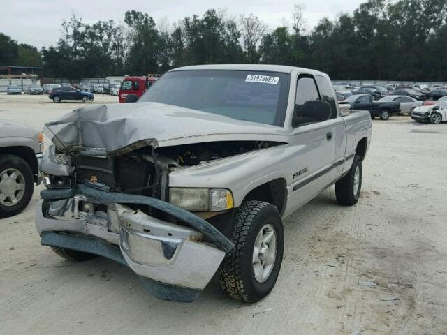 3B7HF13Z1XG170780 - 1999 DODGE RAM 1500 SILVER photo 2