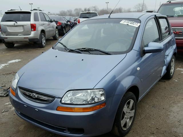KL1TD66628B037638 - 2008 CHEVROLET AVEO BASE Mavi fotoğraf 2