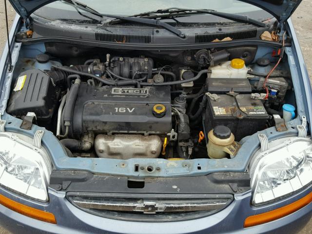 KL1TD66628B037638 - 2008 CHEVROLET AVEO BASE Mavi fotoğraf 7