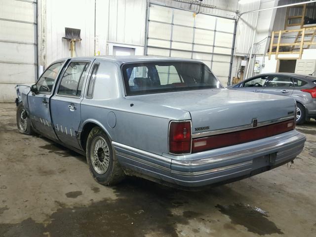 1LNCM83F6LY777963 - 1990 LINCOLN TOWN CAR C BLUE photo 3