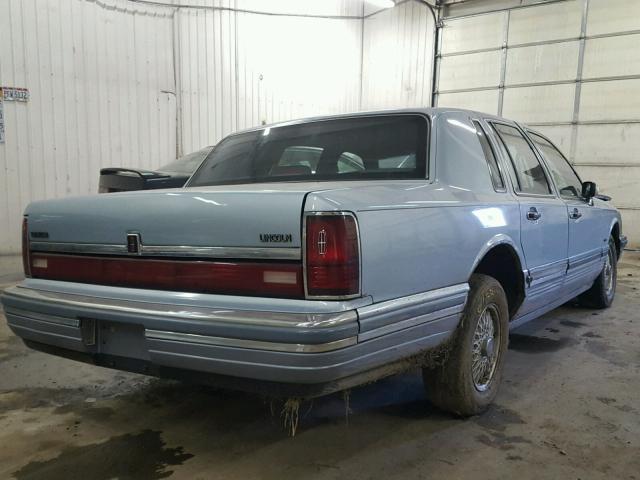 1LNCM83F6LY777963 - 1990 LINCOLN TOWN CAR C BLUE photo 4