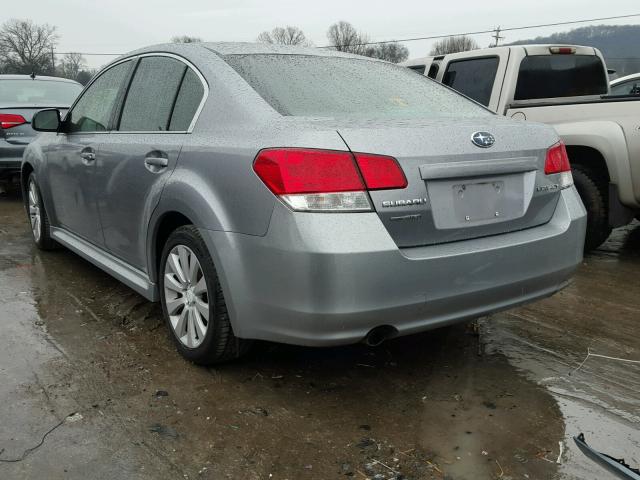 4S3BMCK6XA3230161 - 2010 SUBARU LEGACY 2.5 SILVER photo 3