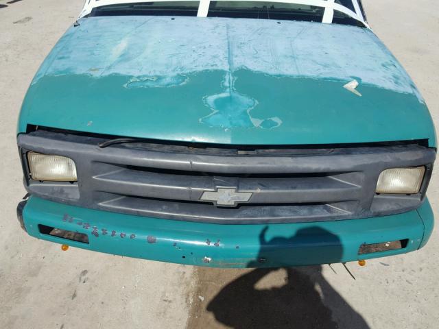 1GCCS14X4T8182067 - 1996 CHEVROLET S TRUCK S1 GREEN photo 7