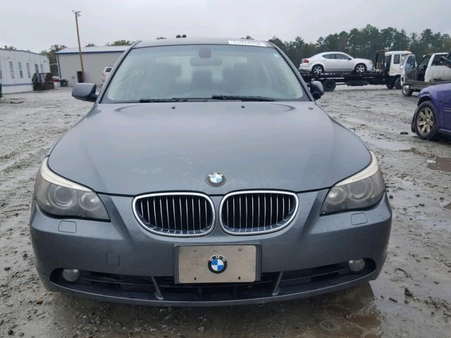 WBANF73537CU26808 - 2007 BMW 530 XI GRAY photo 9