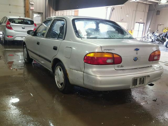 1Y1SK5289YZ403030 - 2000 CHEVROLET GEO PRIZM 银色 照片 3