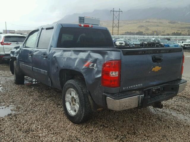 3GCEK13J08G212611 - 2008 CHEVROLET SILVERADO BLUE photo 3