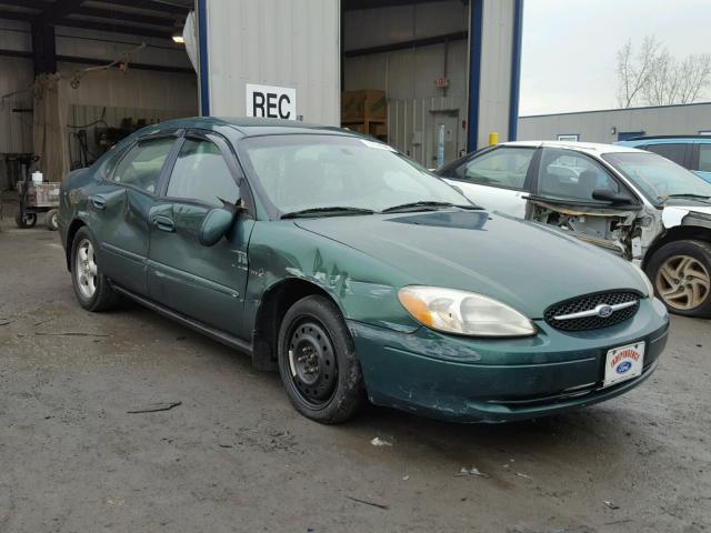 1FAFP552XYA223283 - 2000 FORD TAURUS SES GREEN photo 1