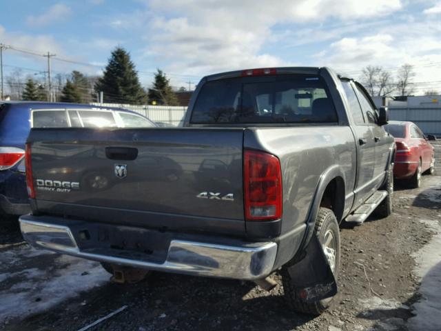 3D7KU28D53G769101 - 2003 DODGE RAM 2500 S GRAY photo 4