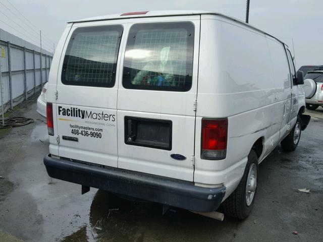 1FTNE14W88DA57014 - 2008 FORD ECONOLINE WHITE photo 4