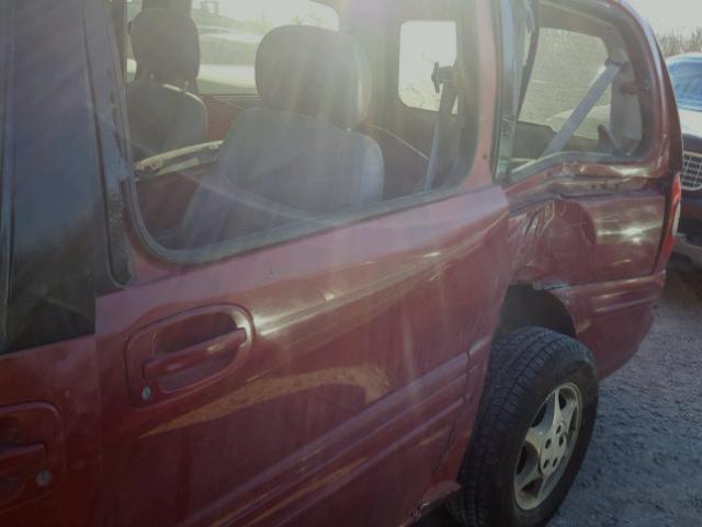 1GHDX03E9VD277096 - 1997 OLDSMOBILE SILHOUETTE RED photo 10