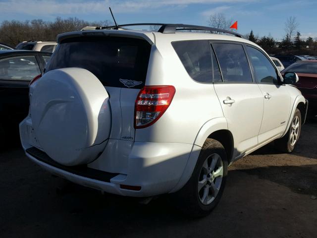 JTMBF31V795001746 - 2009 TOYOTA RAV4 LIMIT WHITE photo 4