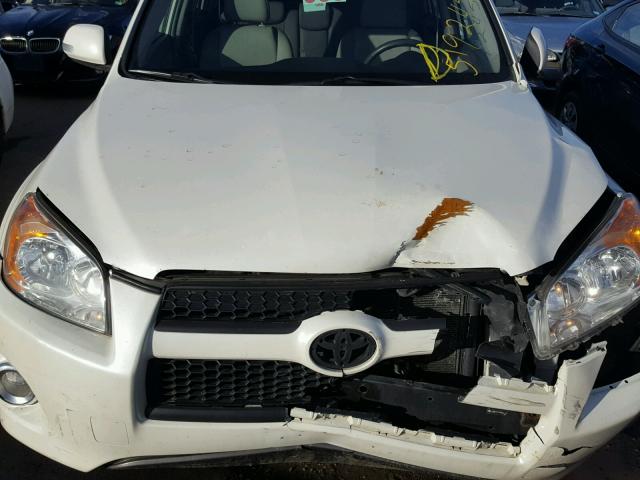 JTMBF31V795001746 - 2009 TOYOTA RAV4 LIMIT WHITE photo 7