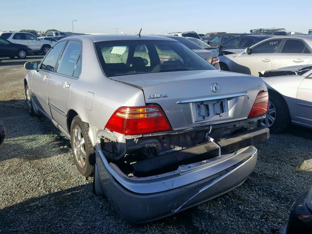 JH4KA96602C003874 - 2002 ACURA 3.5RL SILVER photo 3