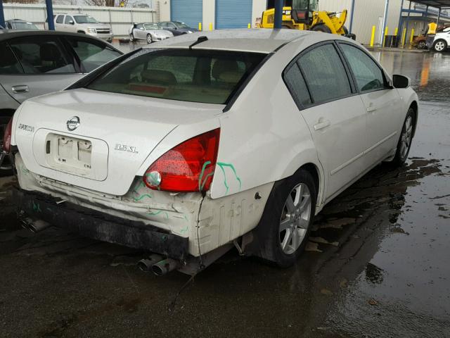 1N4BA41E75C833491 - 2005 NISSAN MAXIMA SE WHITE photo 4