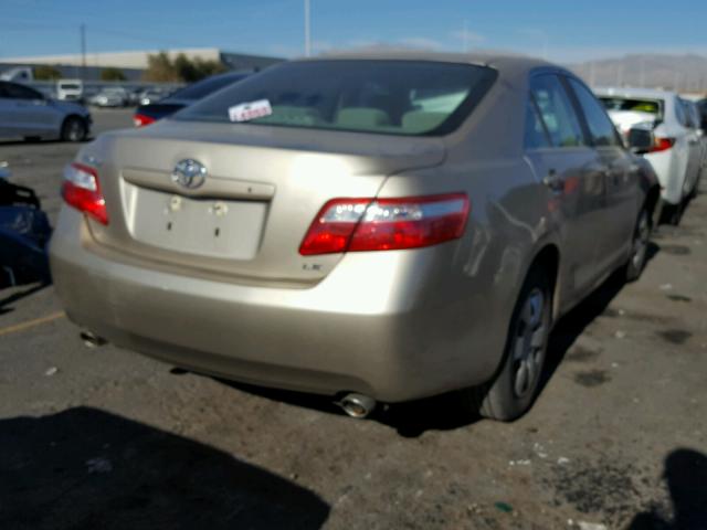 4T1BK46K58U568263 - 2008 TOYOTA CAMRY LE GOLD photo 4