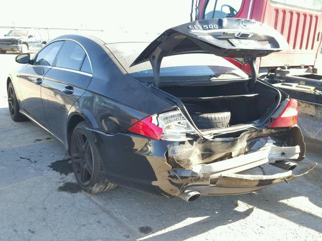 WDDDJ75X56A072785 - 2006 MERCEDES-BENZ CLS 500C BLACK photo 3