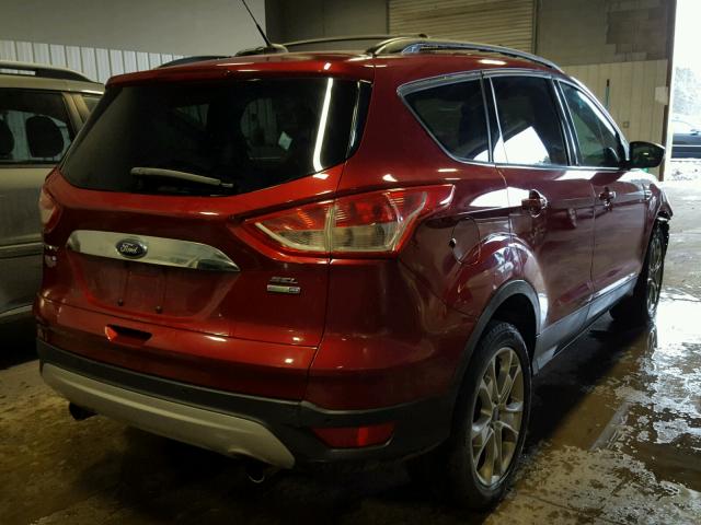 1FMCU9HX8DUC71017 - 2013 FORD ESCAPE SEL MAROON photo 4