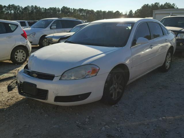 2G1WC58R079105034 - 2007 CHEVROLET IMPALA LT WHITE photo 2